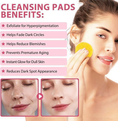 🔥Summer Hot Sale 50% Off🔥40 Turmeric &amp; Kojic Acid Cleansing Pads