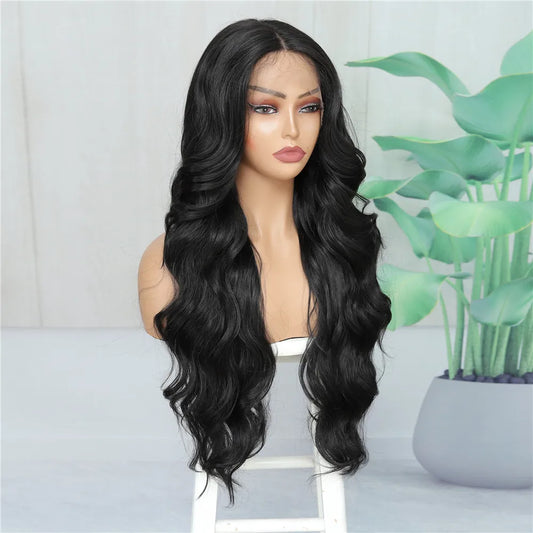 Long Body Wave Synthetic Lace Front Wig